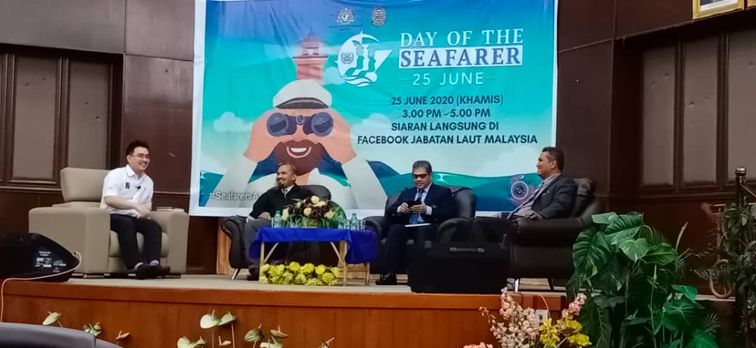 Day of the Seafarer 2020 discussion panel at Jabatan Laut Malaysia