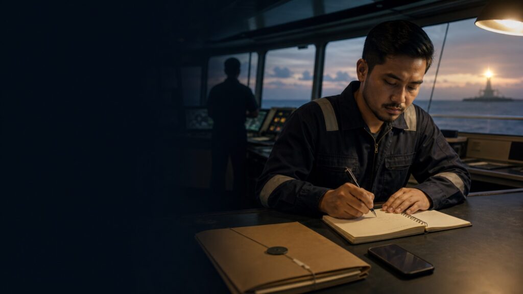A documented shipboard complaint moving through onboard and shore support stages.