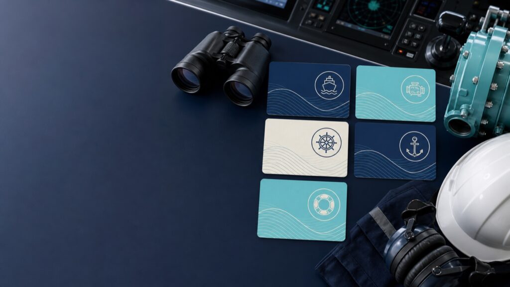 Five Malaysian seafarer credential categories linked to the roles and purposes they support.